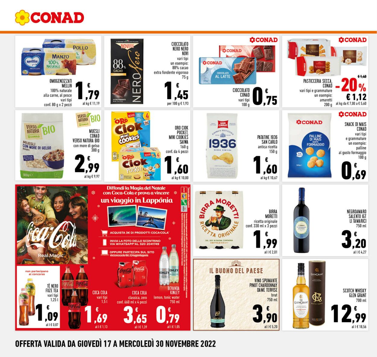 Volantino Conad 17.11.2022 - 30.11.2022