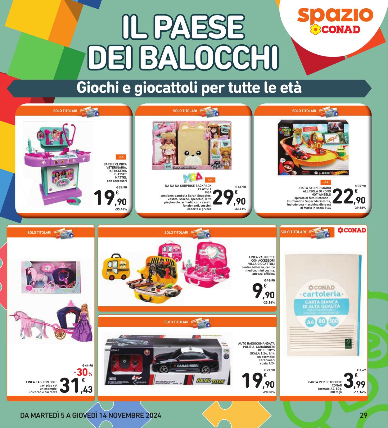 Volantino Conad 05.11.2024 - 14.11.2024