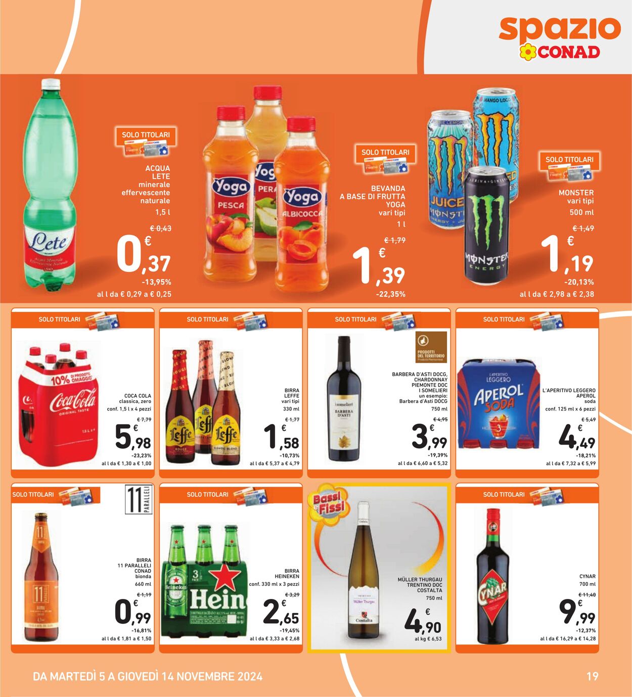 Volantino Conad 05.11.2024 - 14.11.2024