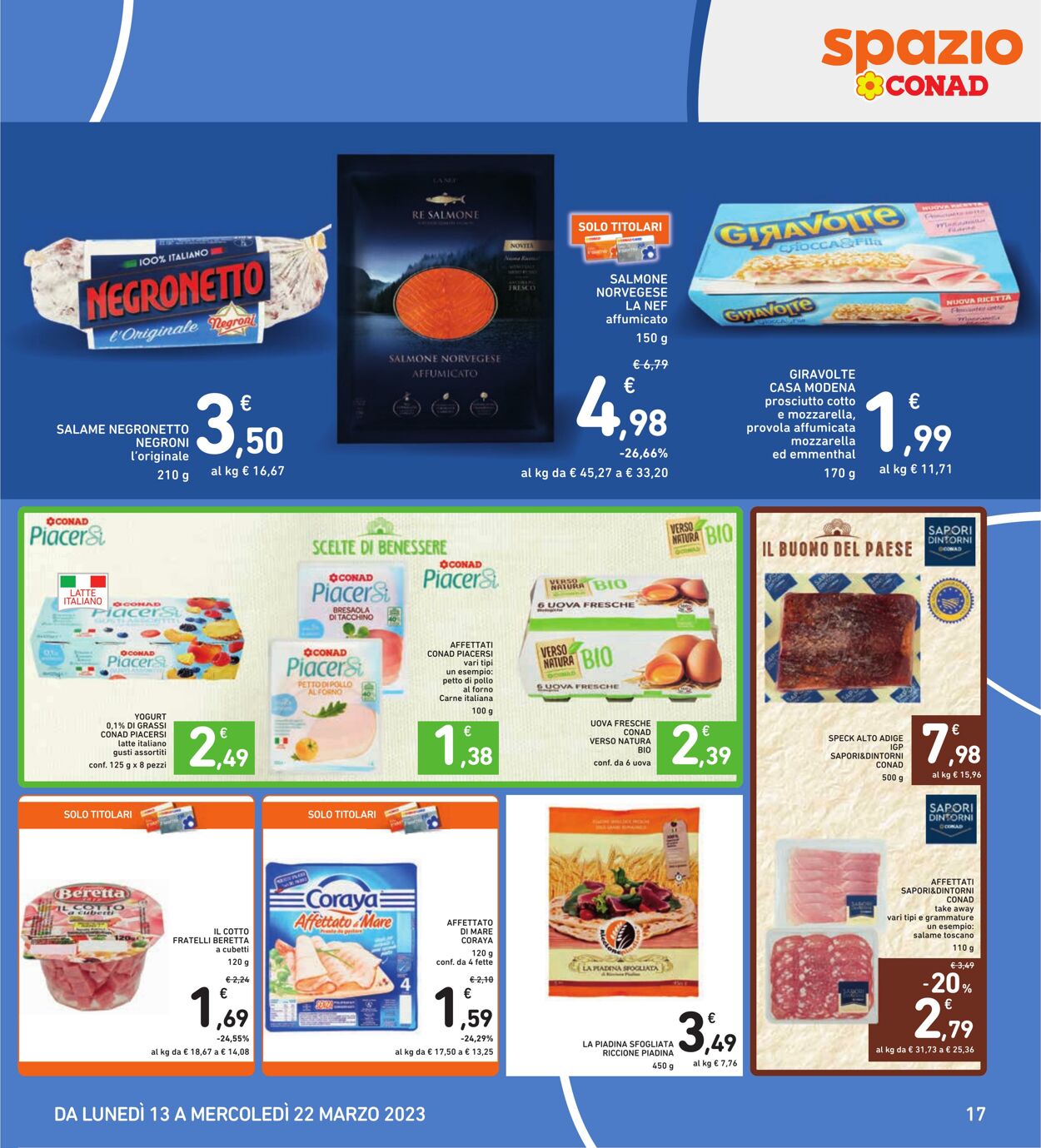 Volantino Conad 13.03.2023 - 22.03.2023