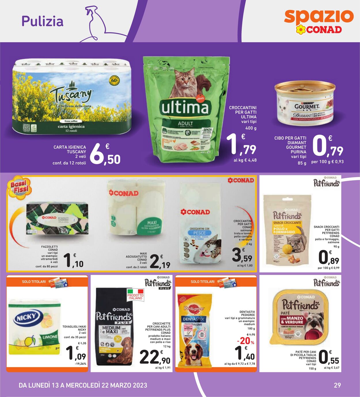 Volantino Conad 13.03.2023 - 22.03.2023