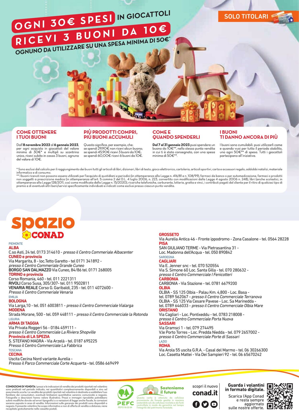 Volantino Conad 08.11.2022 - 06.01.2023