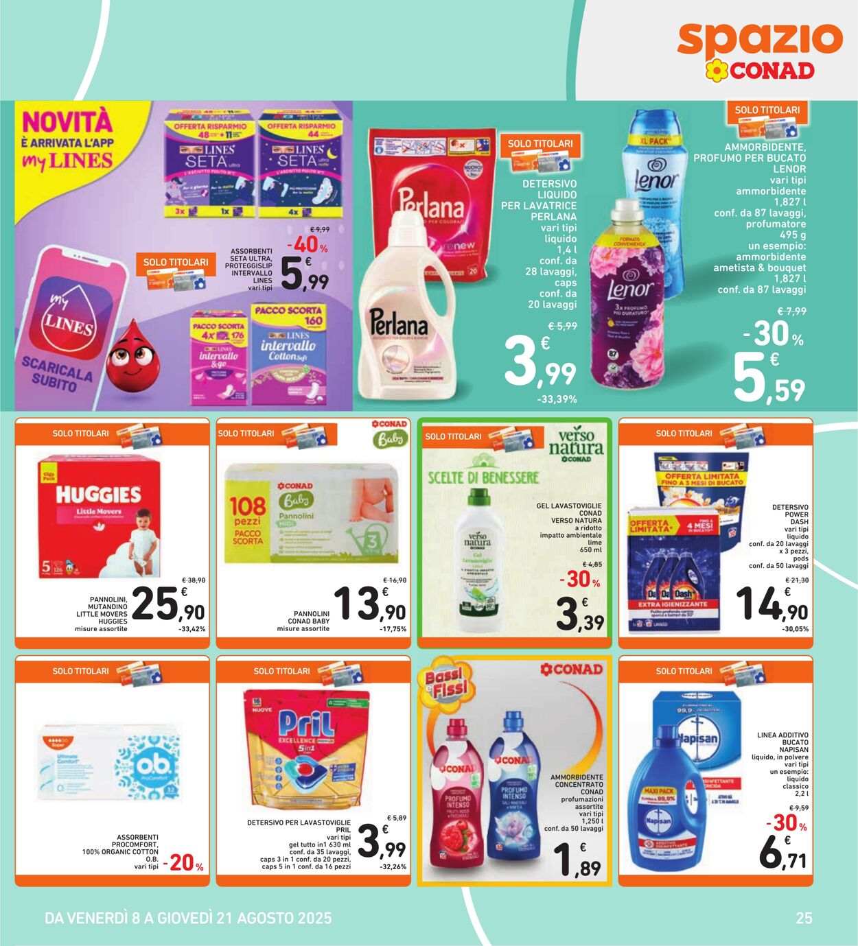Volantino Conad 07.08.2025 - 07.08.2025