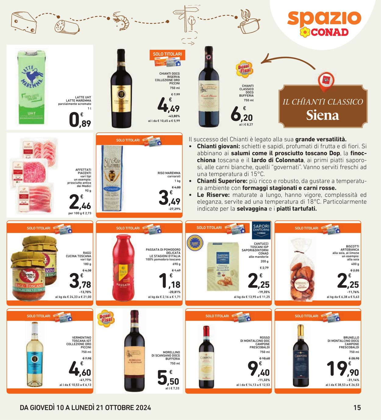 Volantino Conad 10.10.2024 - 21.10.2024