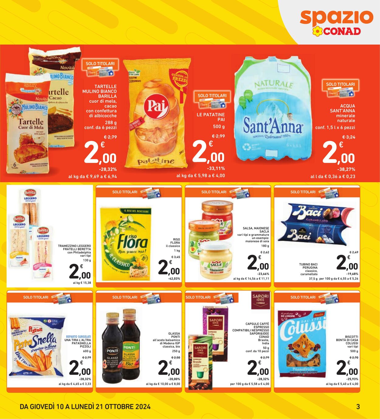 Volantino Conad 10.10.2024 - 21.10.2024