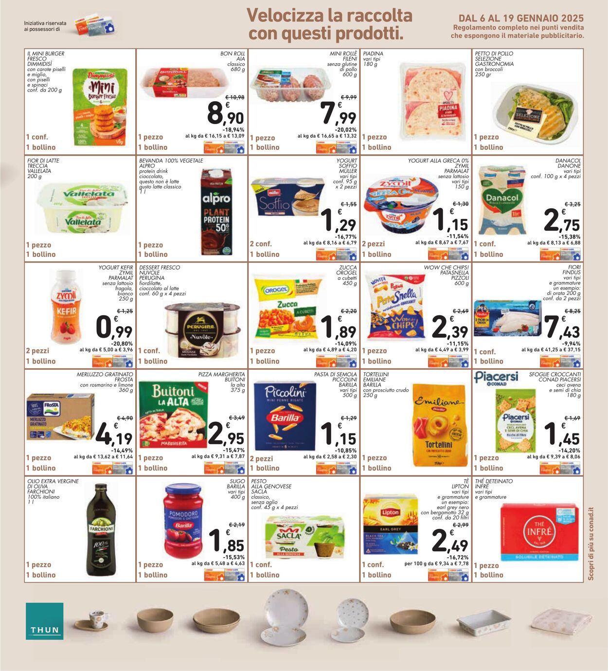 Volantino Conad 03.01.2025 - 16.01.2025