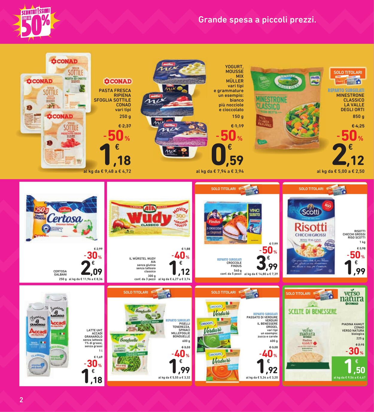 Volantino Conad 03.01.2025 - 16.01.2025