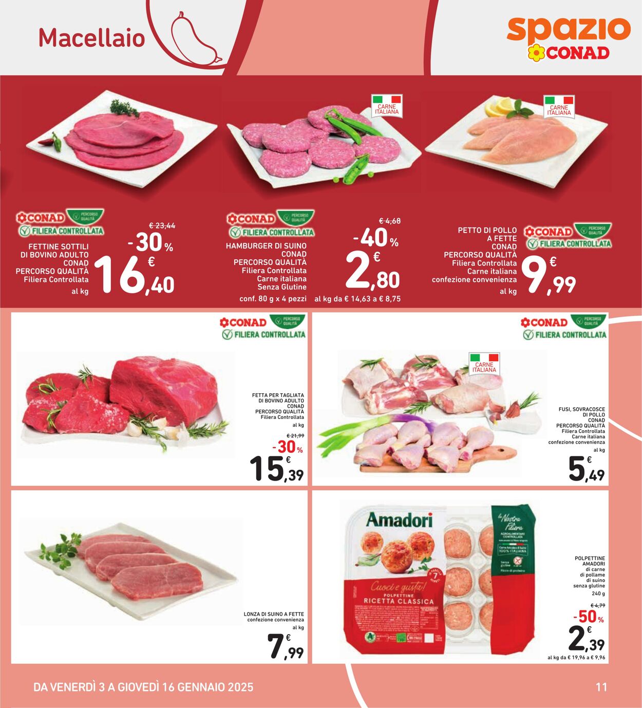 Volantino Conad 03.01.2025 - 16.01.2025