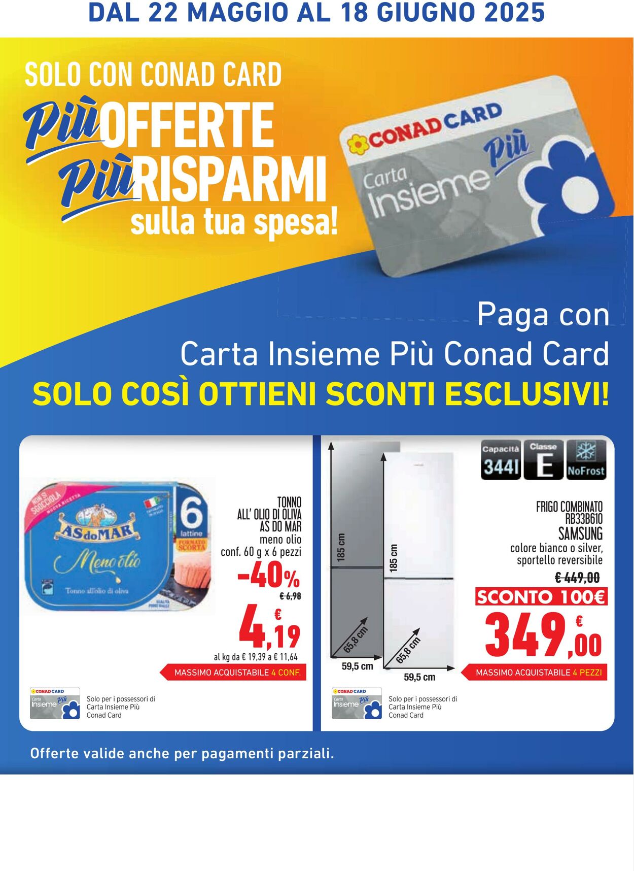 Volantino Conad 22.05.2025 - 18.06.2025