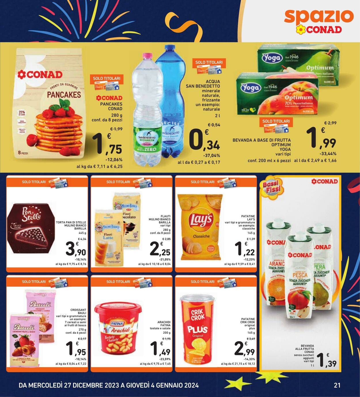 Volantino Conad 27.12.2023 - 04.01.2024