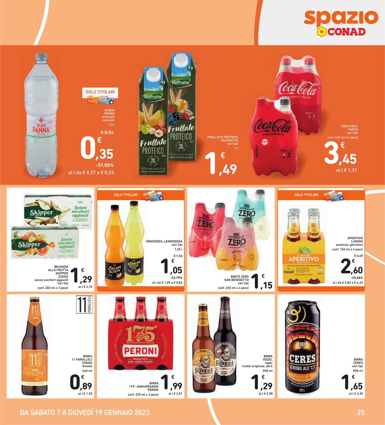 Volantino Conad 07.12.2022 - 19.01.2023