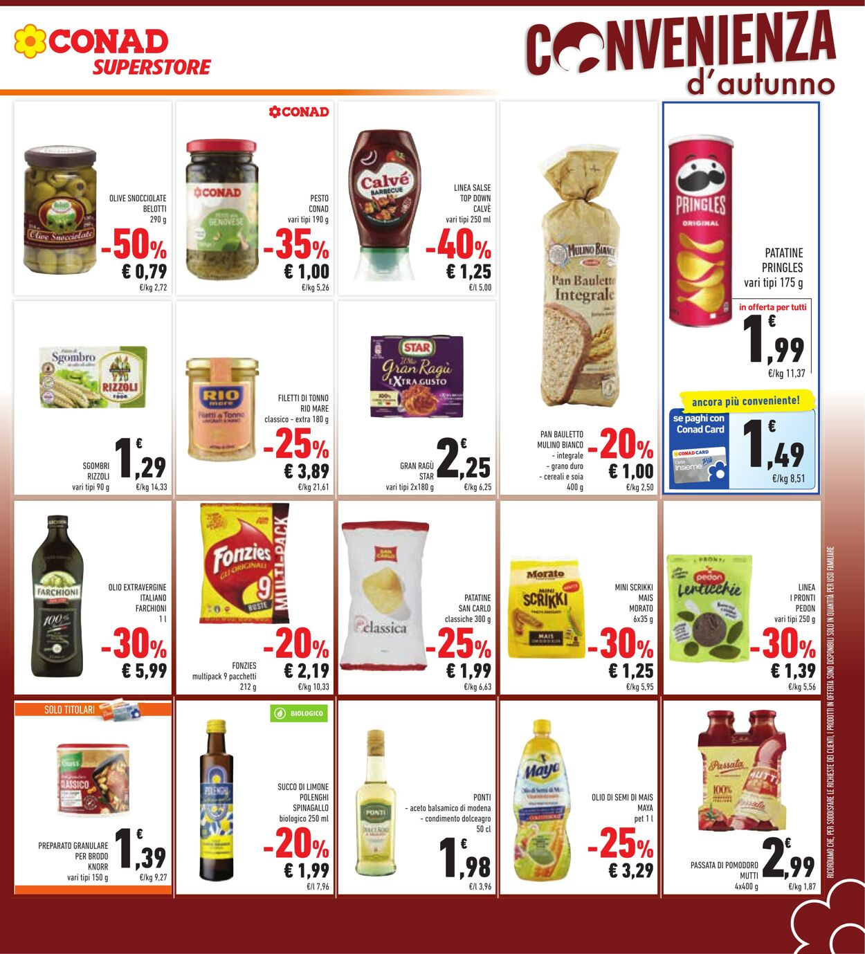 Volantino Conad 21.09.2022 - 03.10.2022