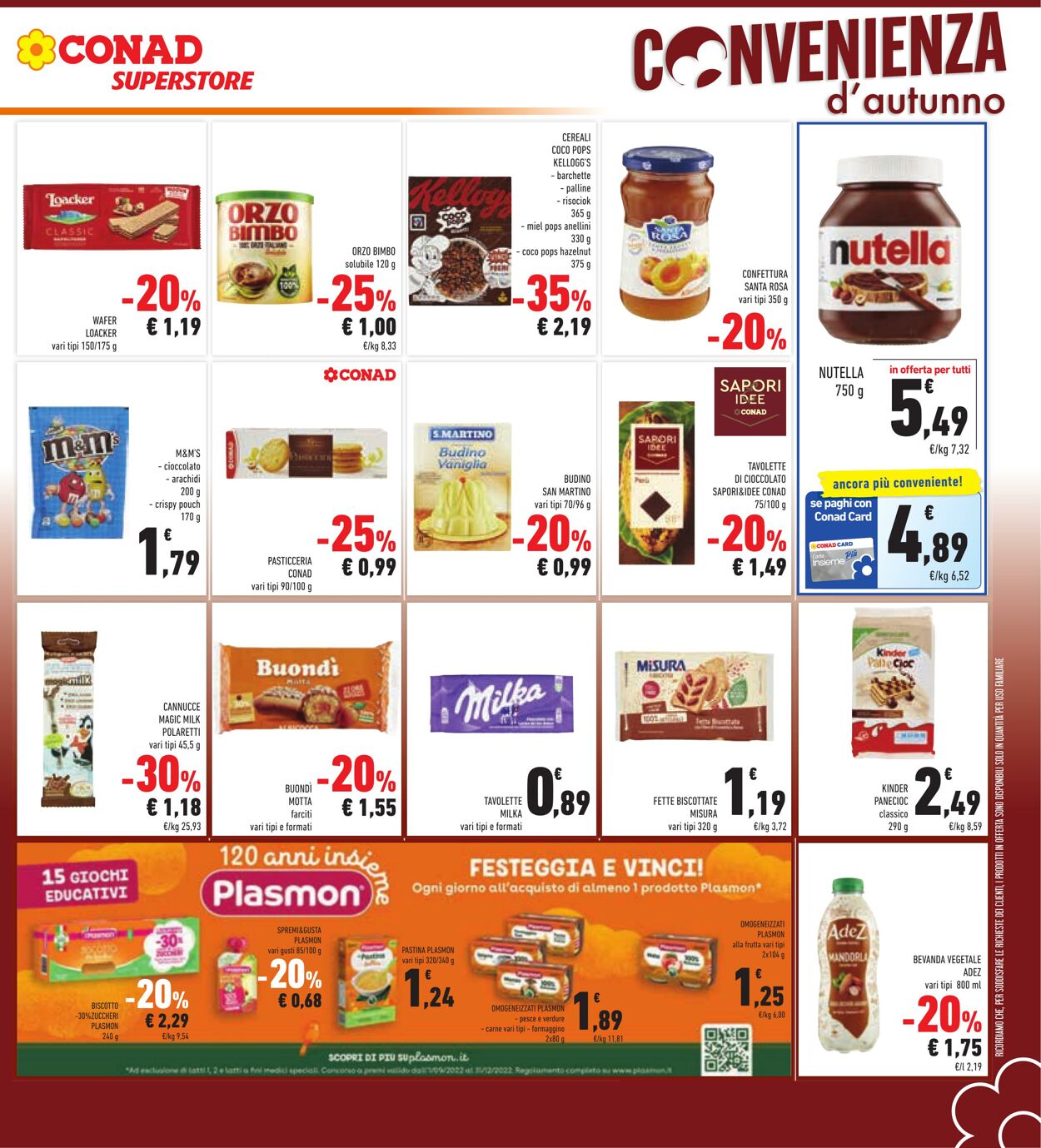 Volantino Conad 21.09.2022 - 03.10.2022