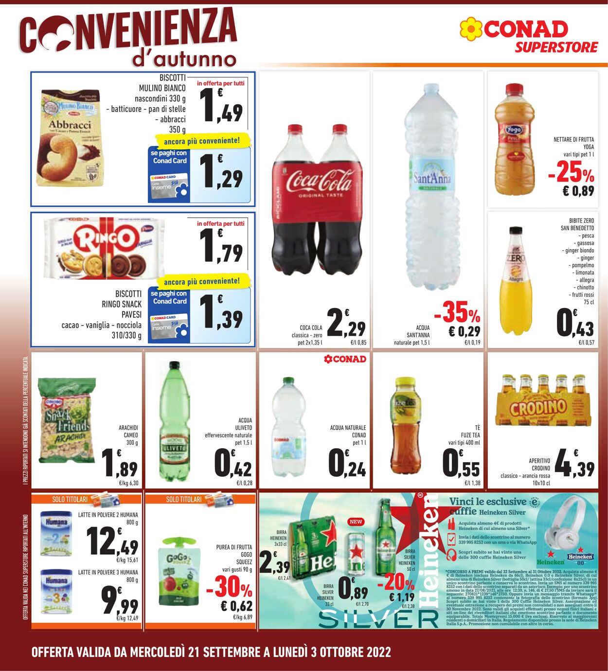 Volantino Conad 21.09.2022 - 03.10.2022