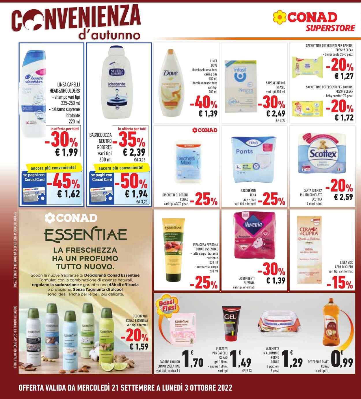 Volantino Conad 21.09.2022 - 03.10.2022