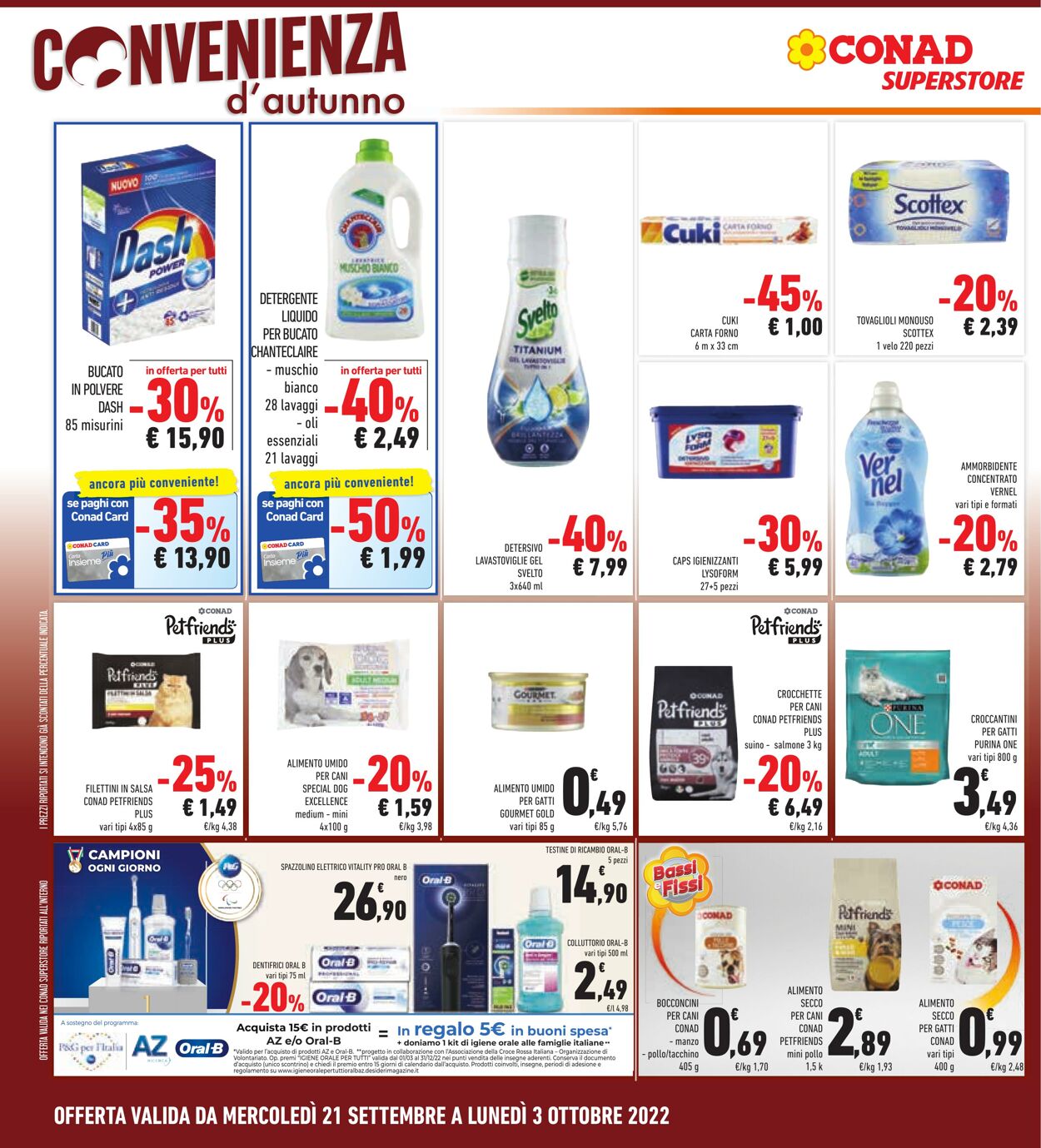 Volantino Conad 21.09.2022 - 03.10.2022