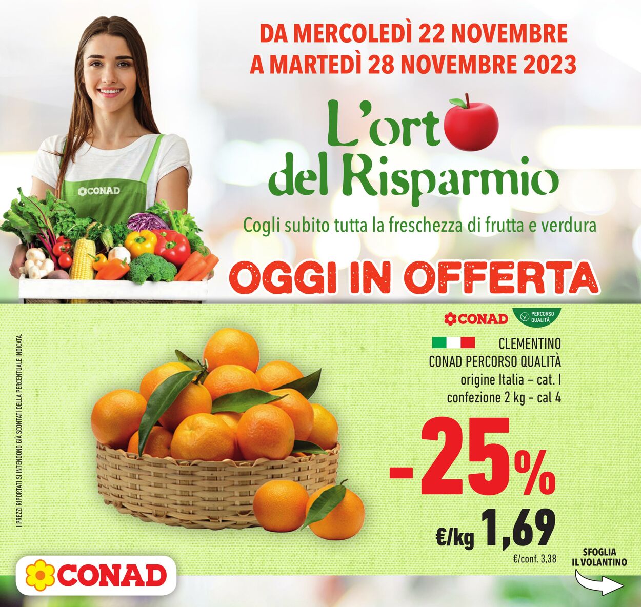 Volantino Conad 22.11.2023 - 28.11.2023