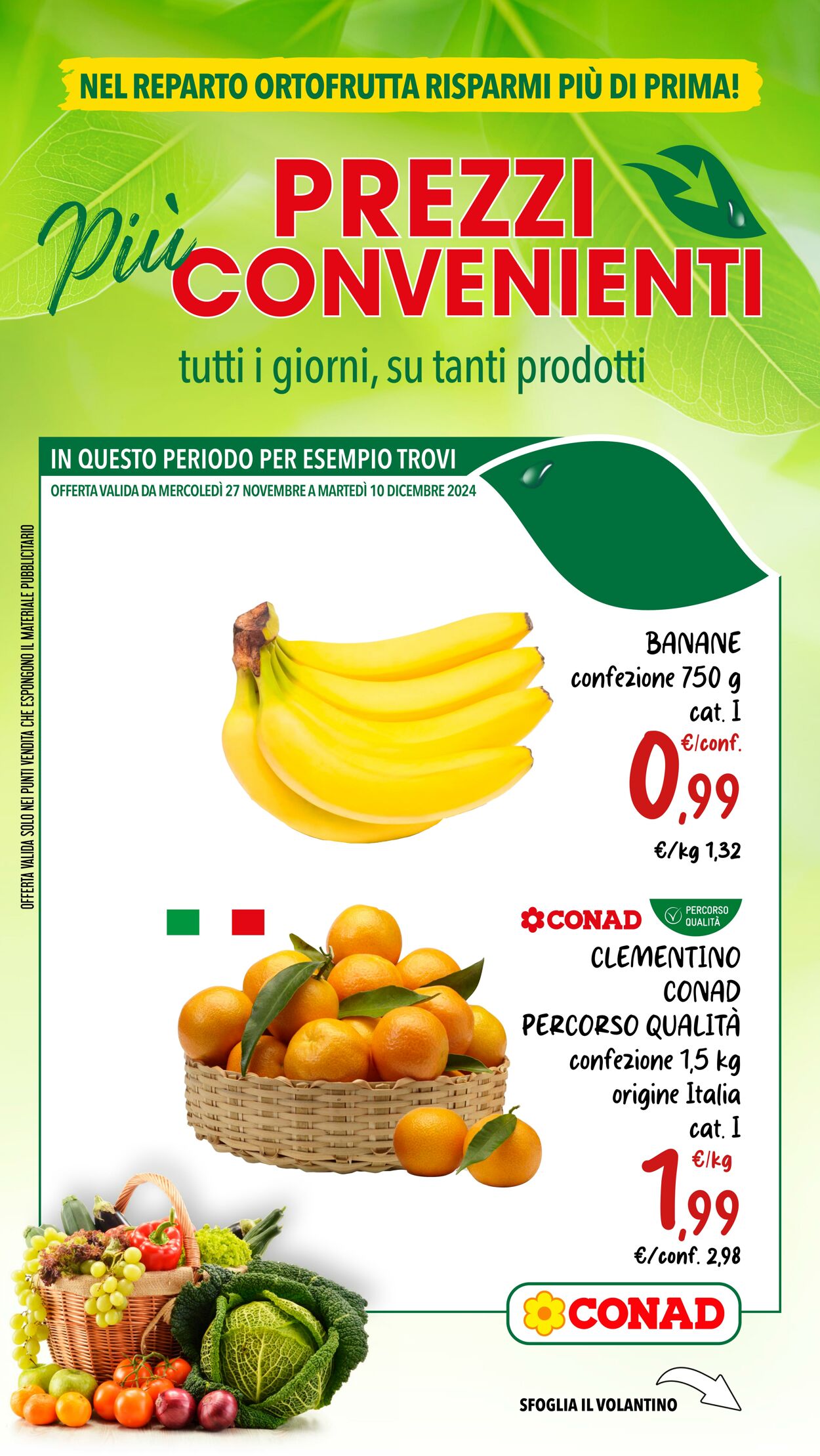 Volantino Conad 27.11.2024 - 10.12.2024