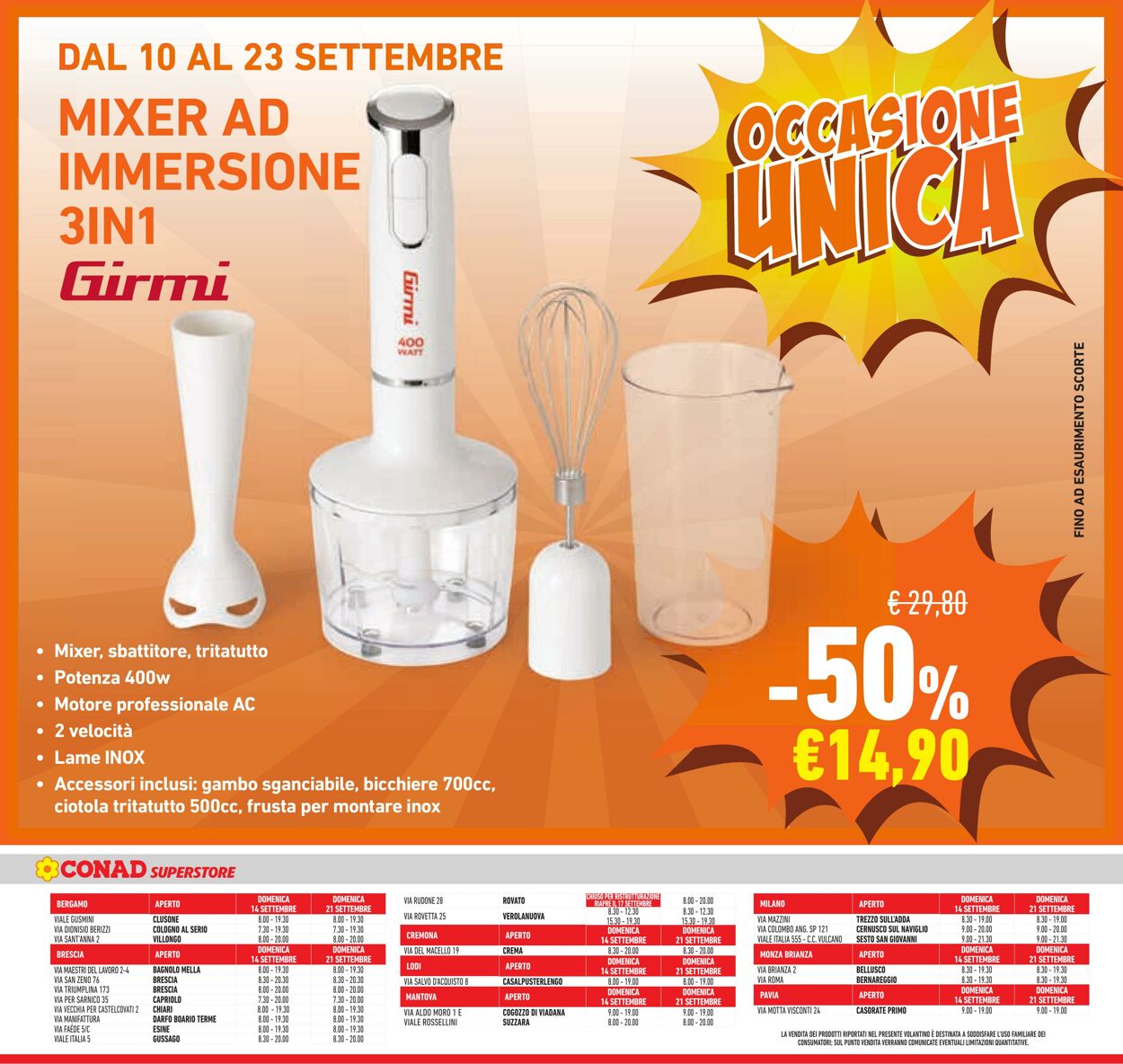 Volantino Conad 10.09.2025 - 10.09.2025
