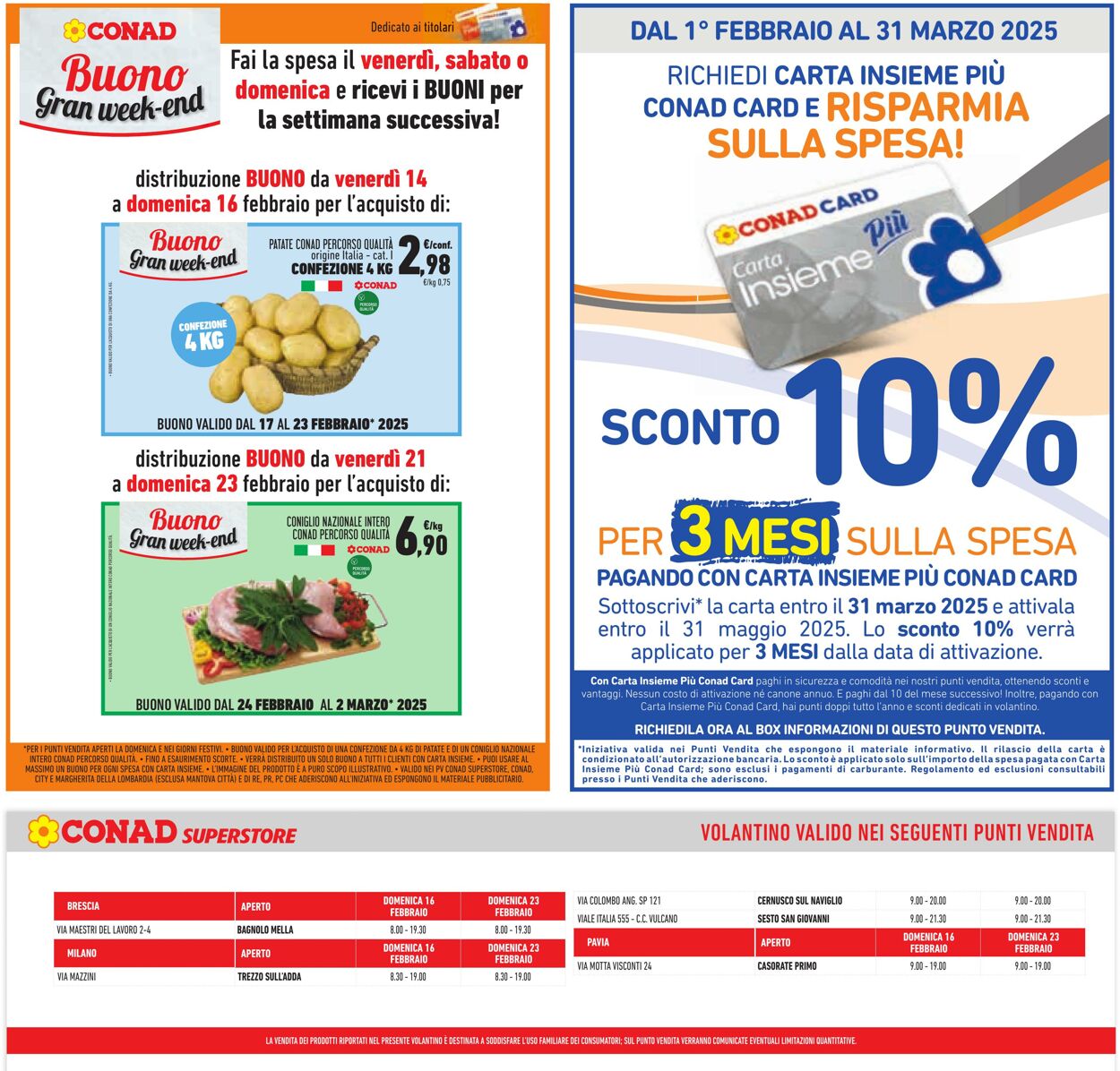 Volantino Conad 12.02.2025 - 26.02.2025