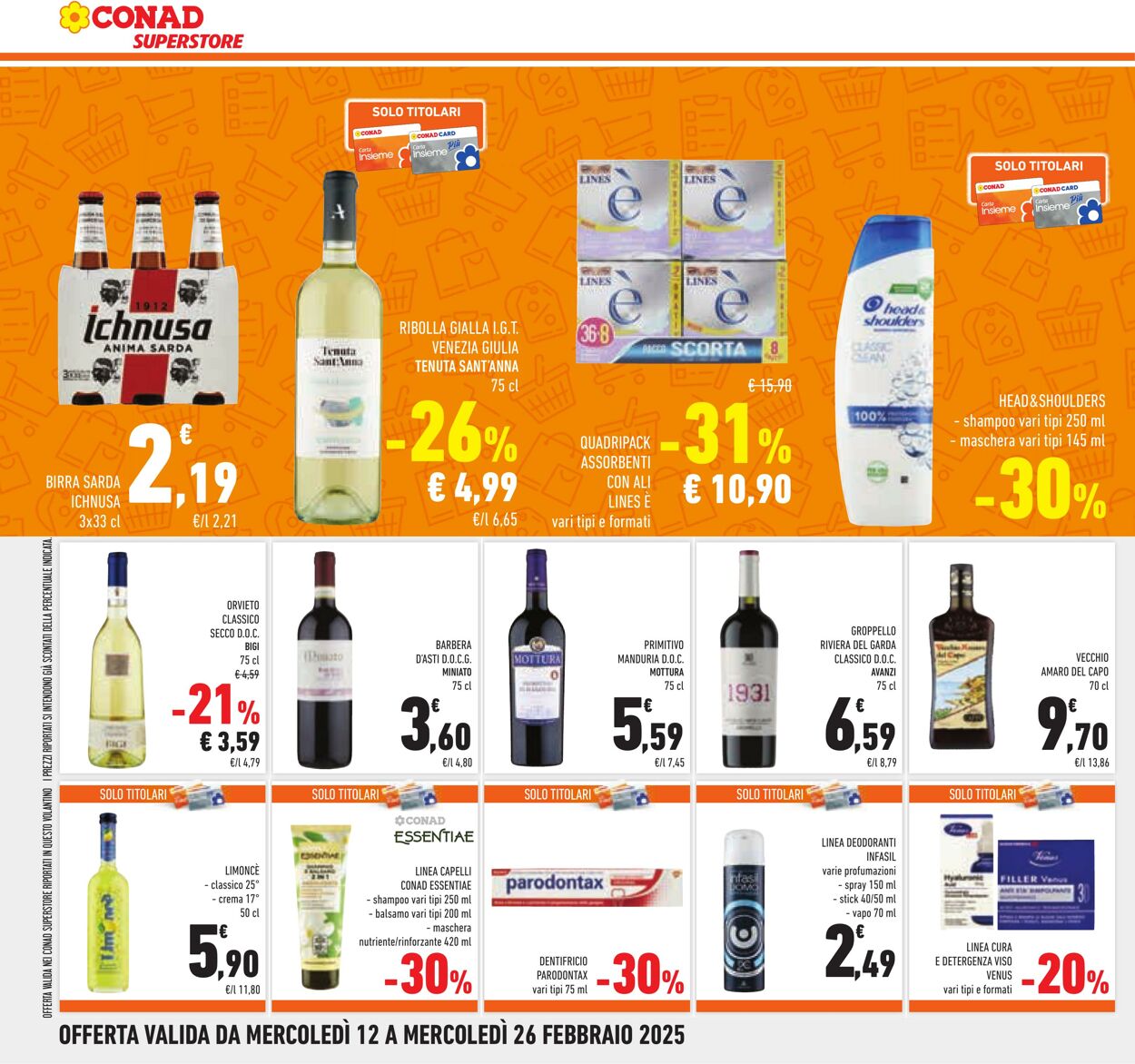 Volantino Conad 12.02.2025 - 26.02.2025