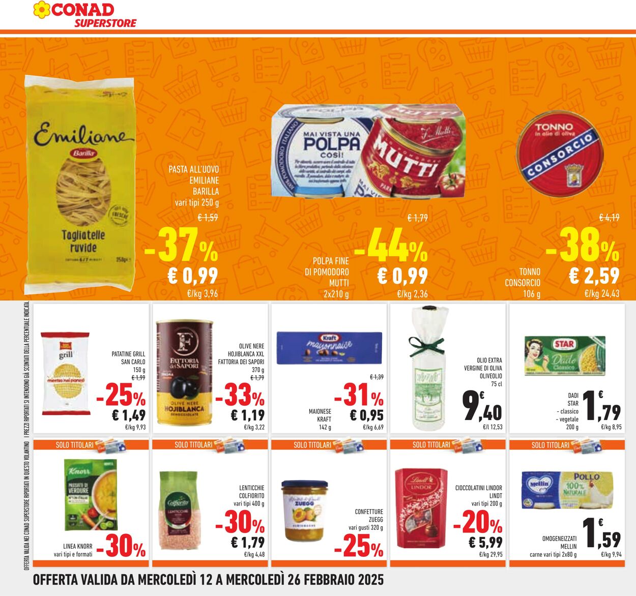 Volantino Conad 12.02.2025 - 26.02.2025