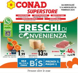 Volantino Conad 12.02.2025 - 26.02.2025