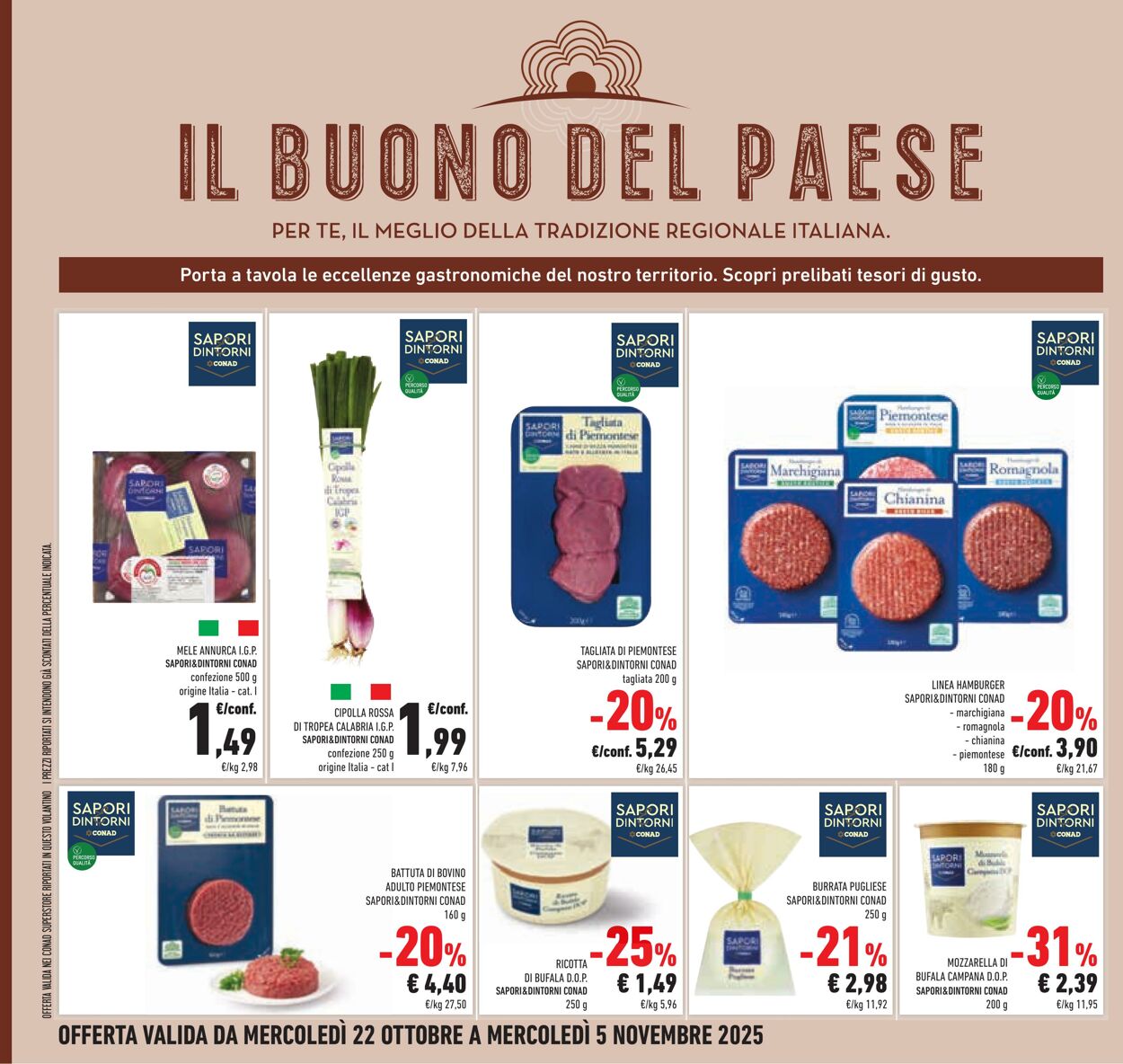 Volantino Conad 16.10.2025 - 16.10.2025