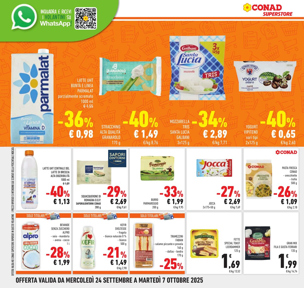 Volantino Conad 01.10.2025 - 01.10.2025