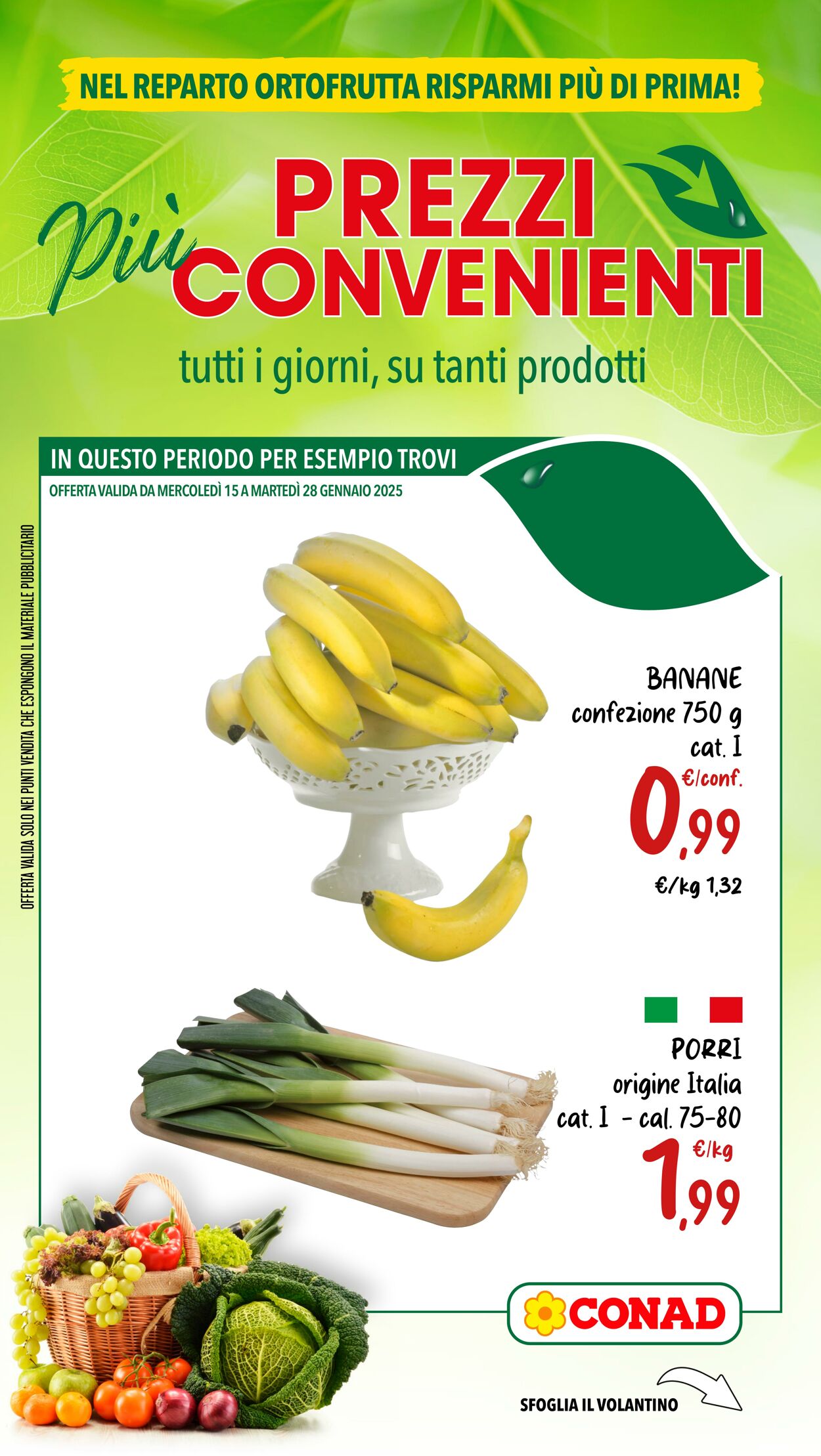 Volantino Conad 15.01.2025 - 28.01.2025