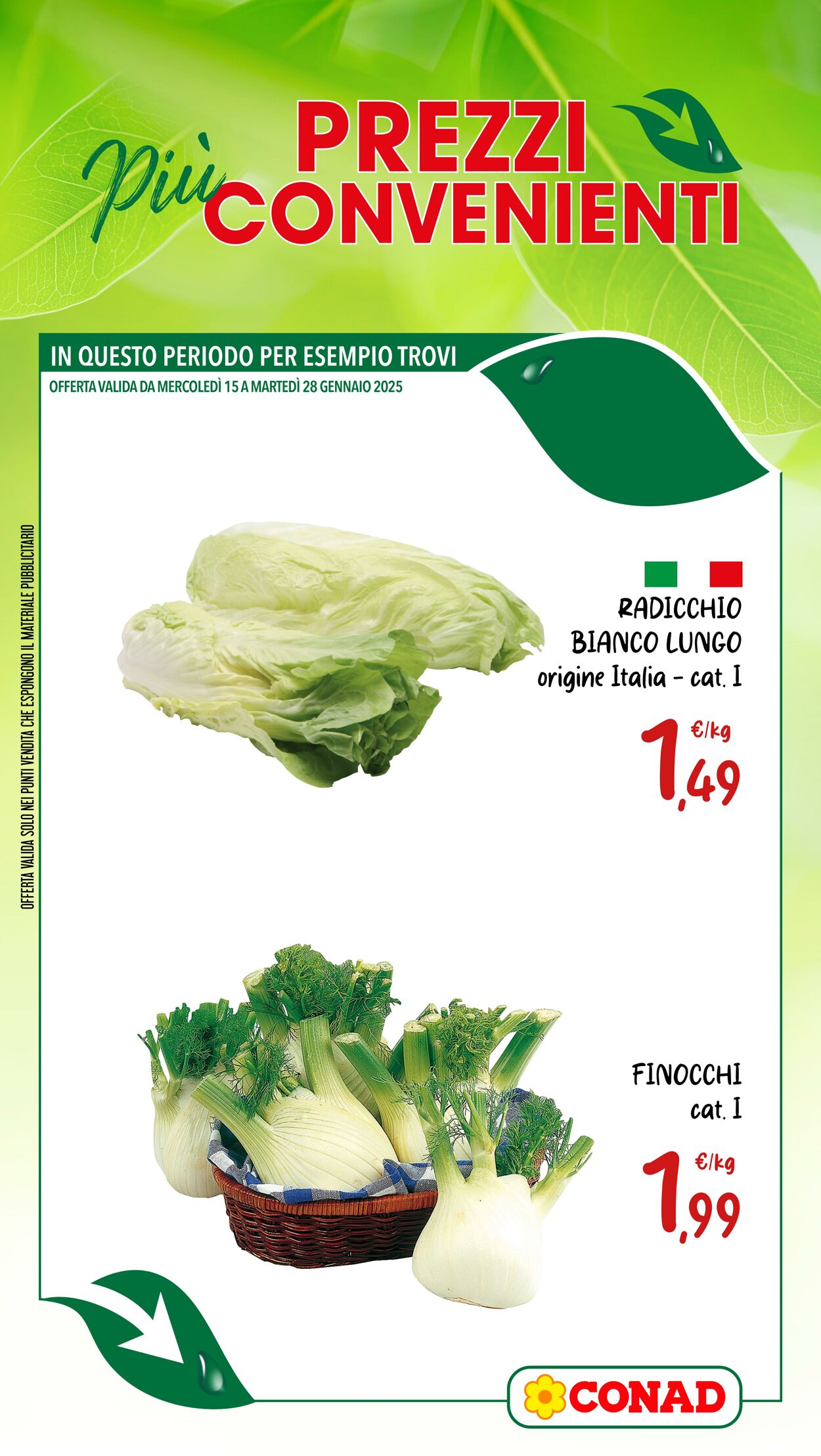 Volantino Conad 15.01.2025 - 28.01.2025