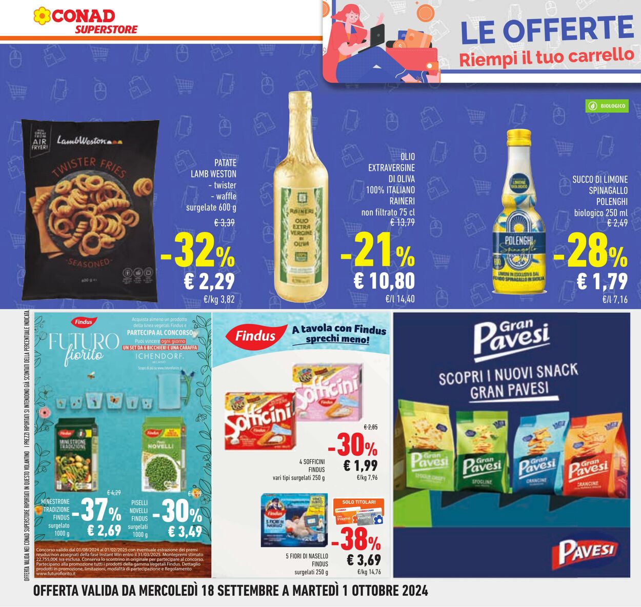 Volantino Conad 18.09.2024 - 01.10.2024