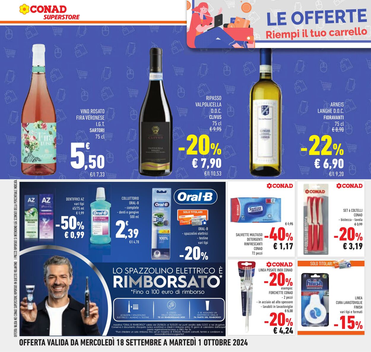 Volantino Conad 18.09.2024 - 01.10.2024