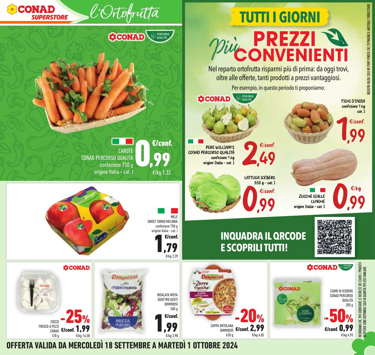 Volantino Conad 18.09.2024 - 01.10.2024