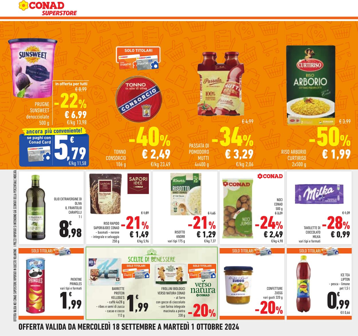 Volantino Conad 18.09.2024 - 01.10.2024