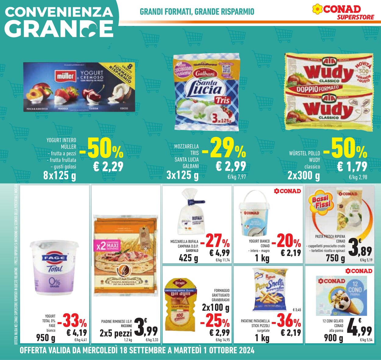 Volantino Conad 18.09.2024 - 01.10.2024