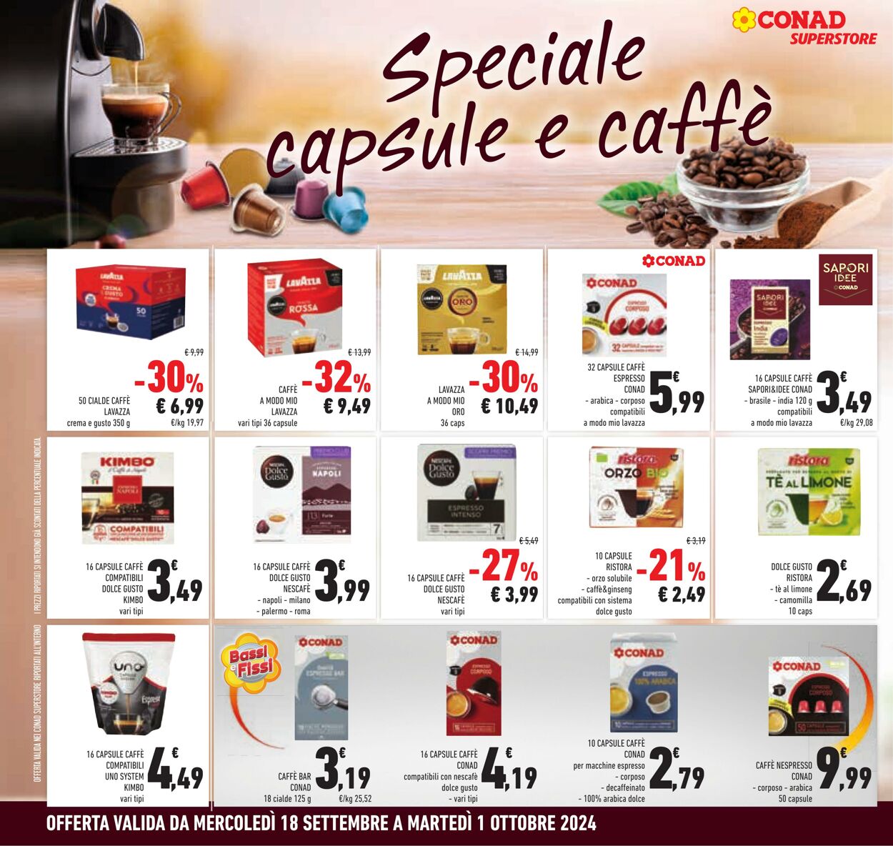 Volantino Conad 18.09.2024 - 01.10.2024