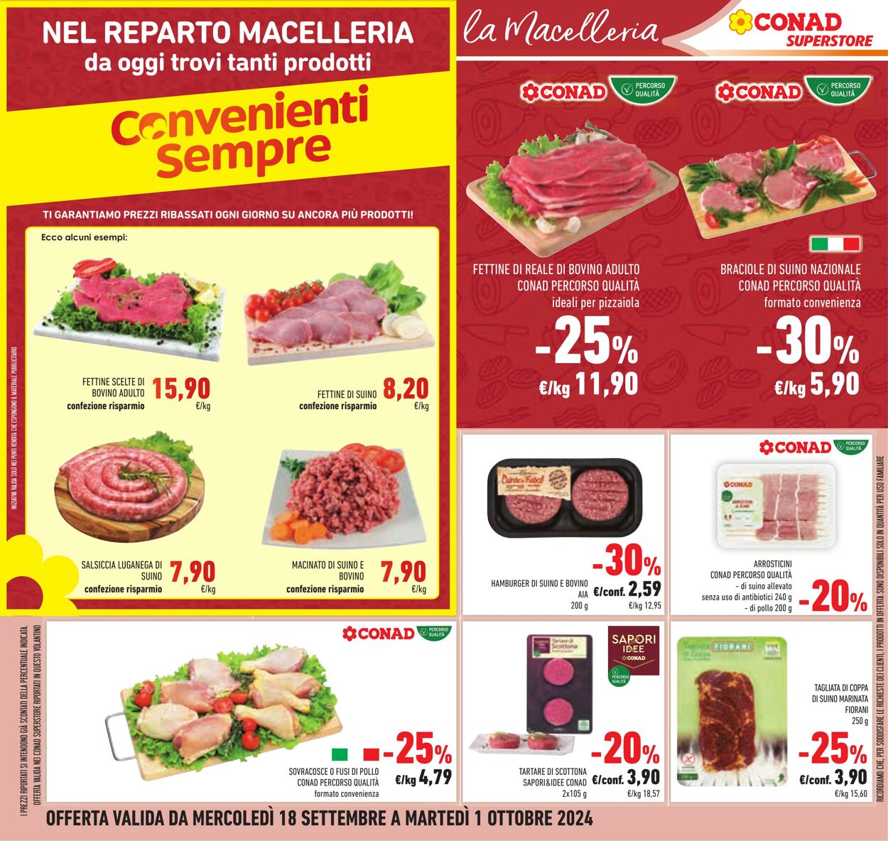 Volantino Conad 18.09.2024 - 01.10.2024