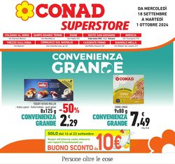 Volantino Conad 18.09.2024 - 01.10.2024