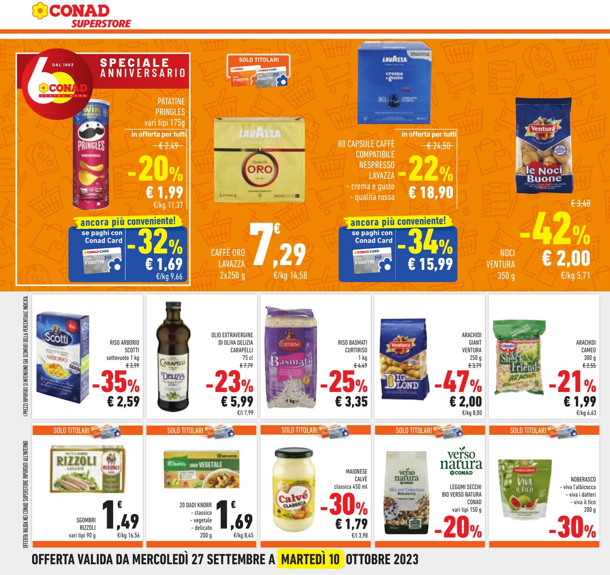 Volantino Conad 27.09.2023 - 10.10.2023