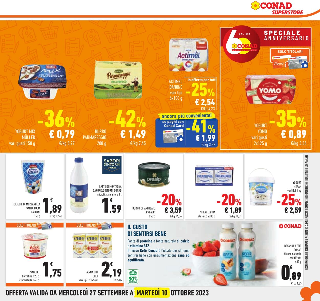 Volantino Conad 27.09.2023 - 10.10.2023