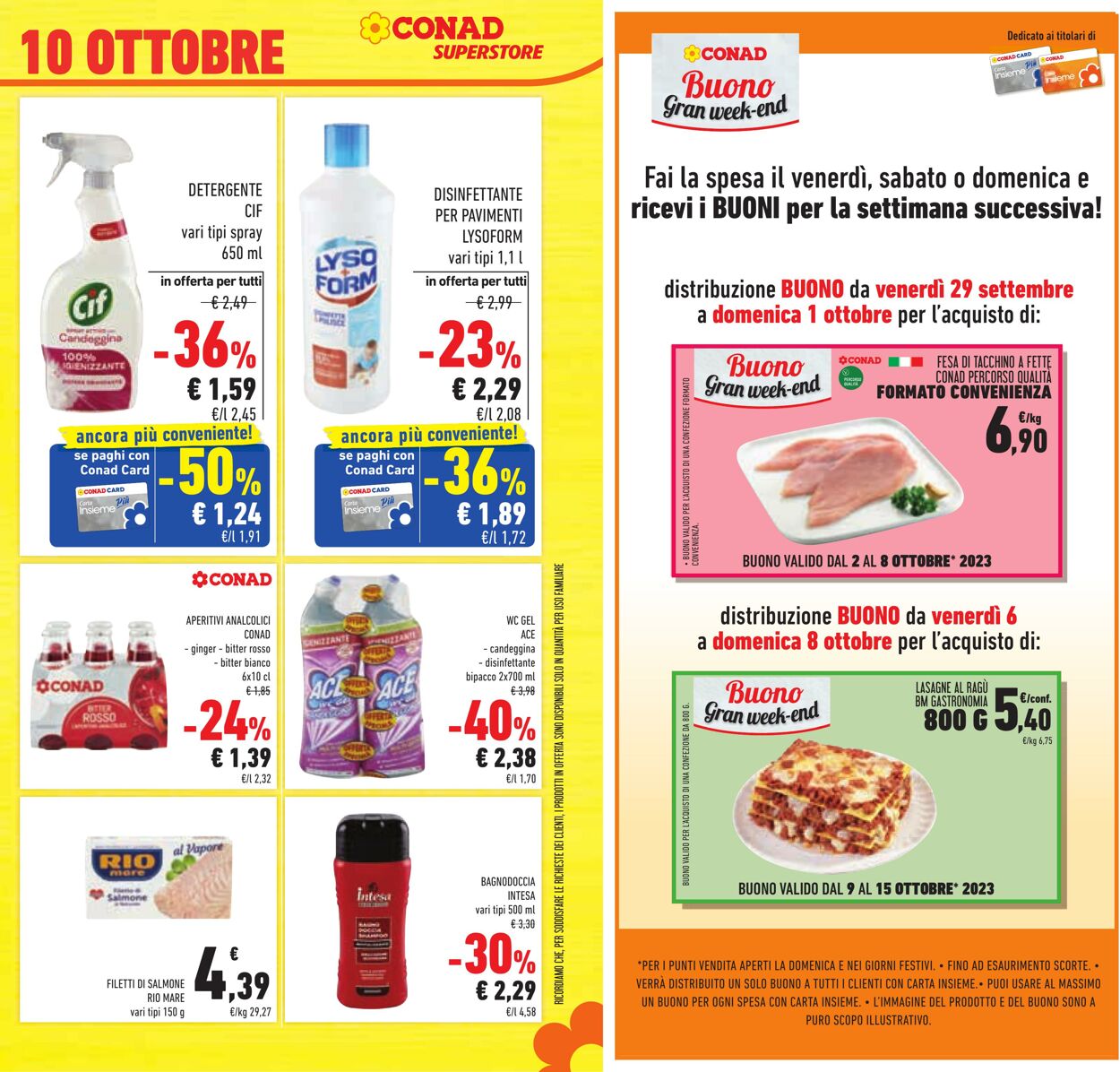 Volantino Conad 27.09.2023 - 10.10.2023