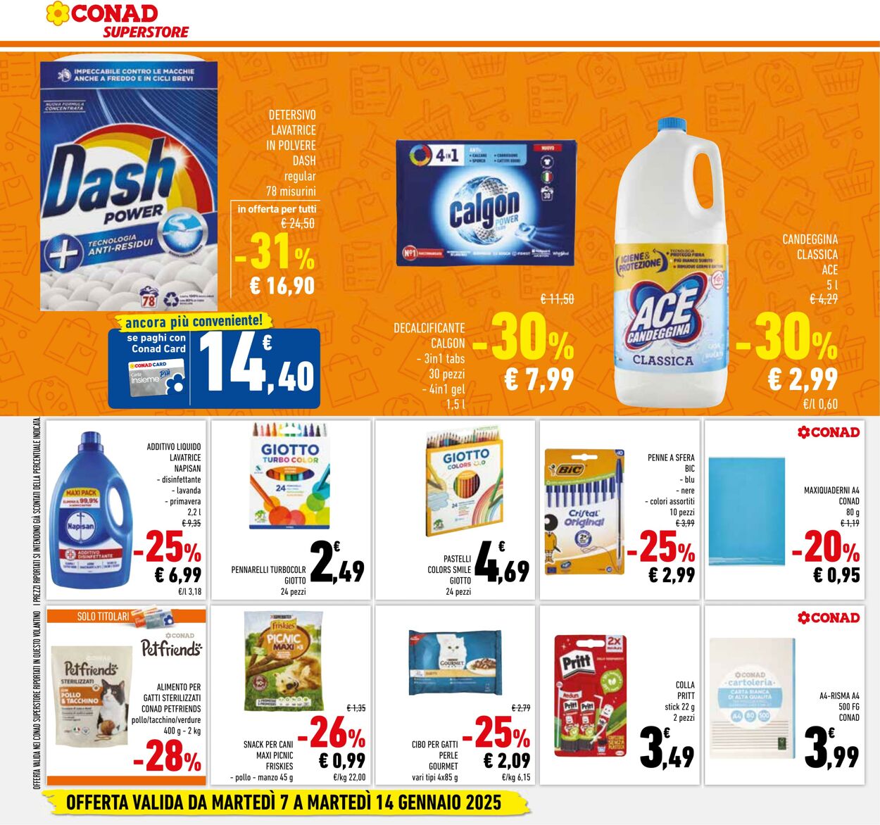 Volantino Conad 07.01.2025 - 14.01.2025