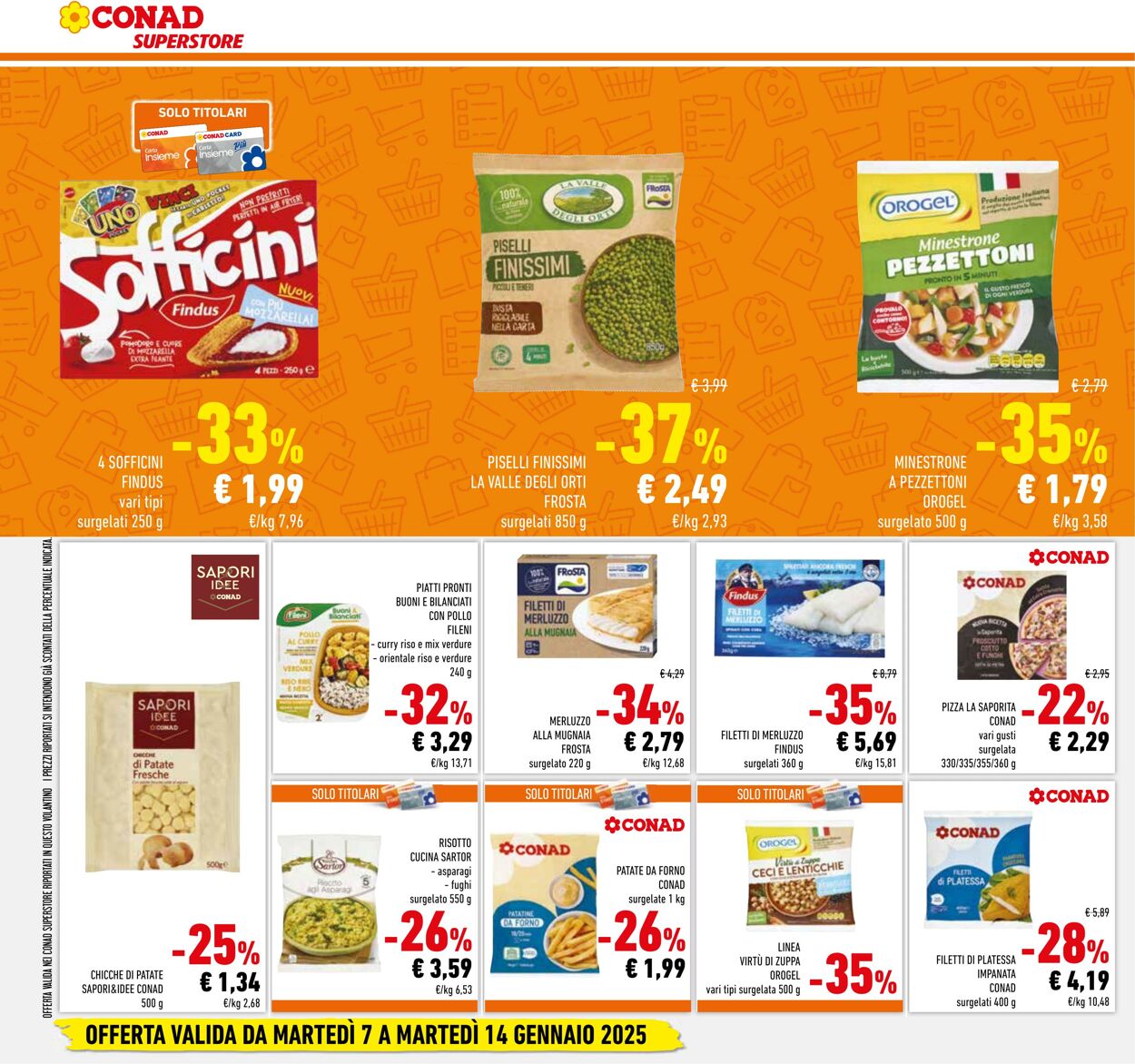 Volantino Conad 07.01.2025 - 14.01.2025