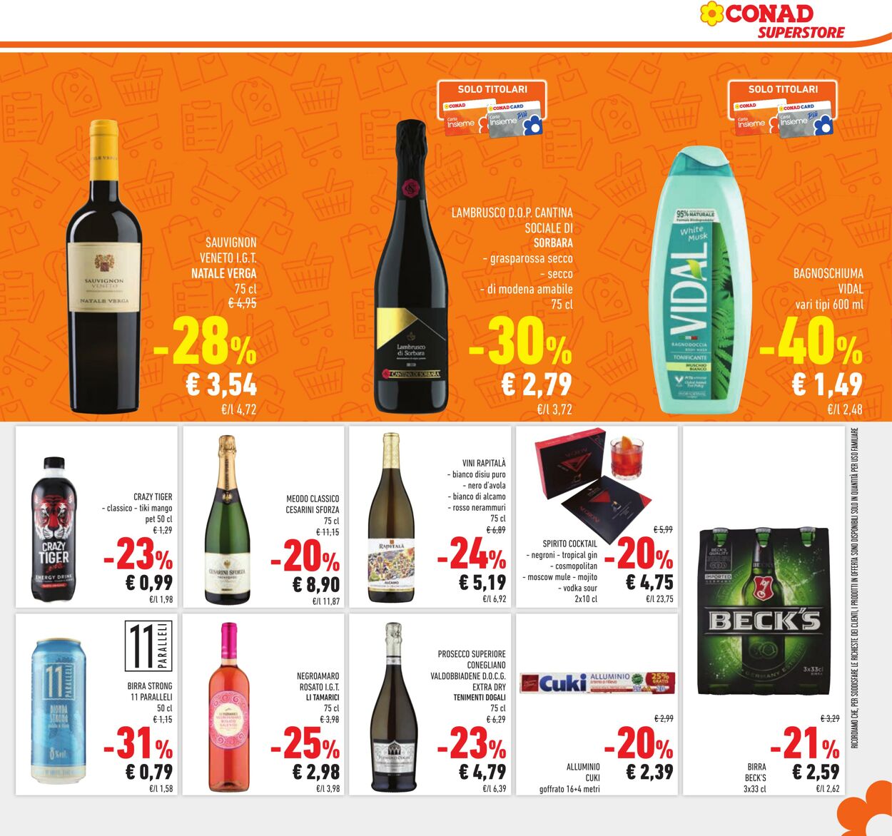 Volantino Conad 25.08.2025 - 25.08.2025