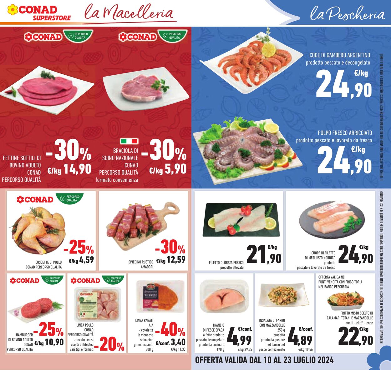 Volantino Conad 10.07.2024 - 23.07.2024