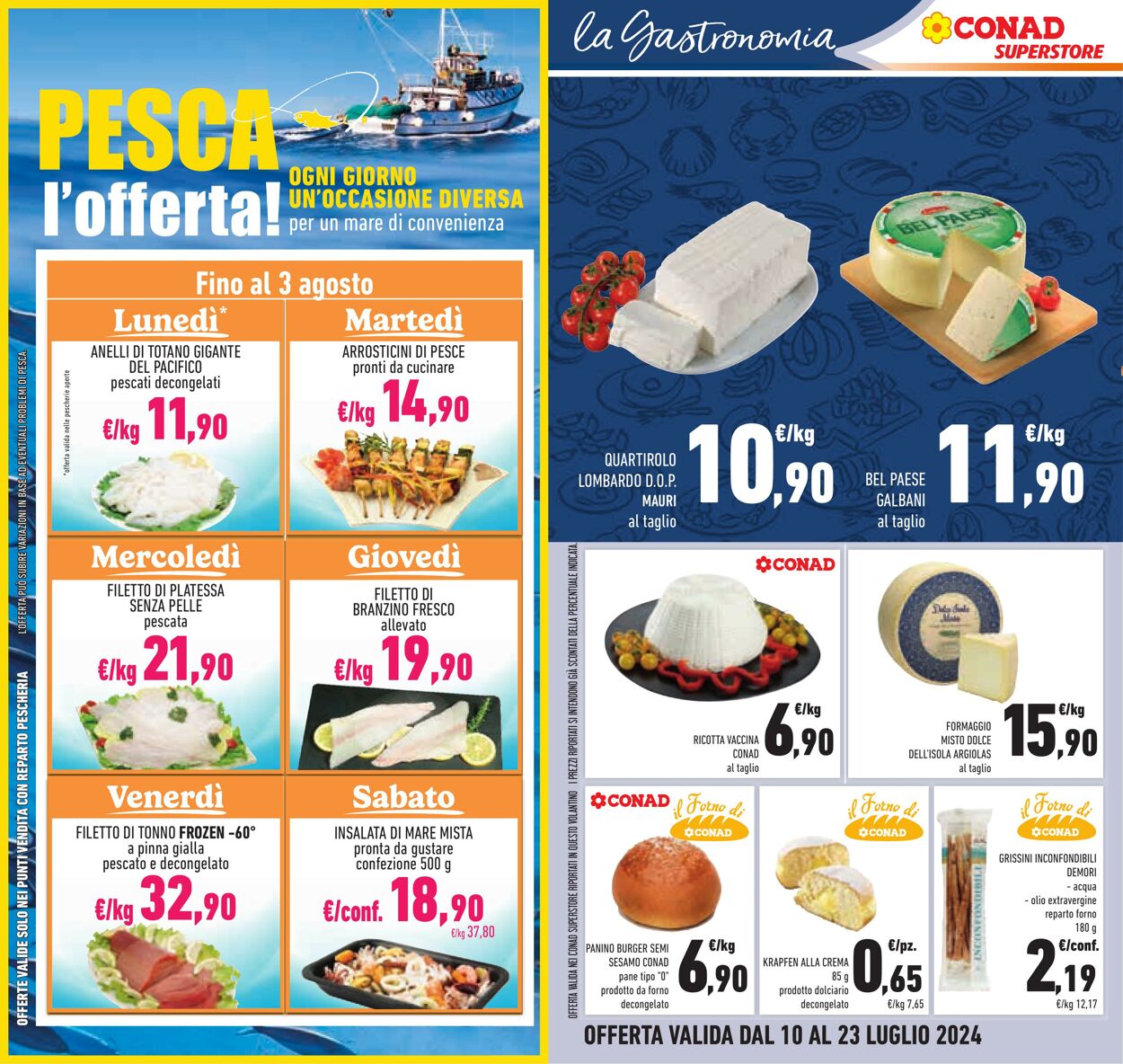 Volantino Conad 10.07.2024 - 23.07.2024