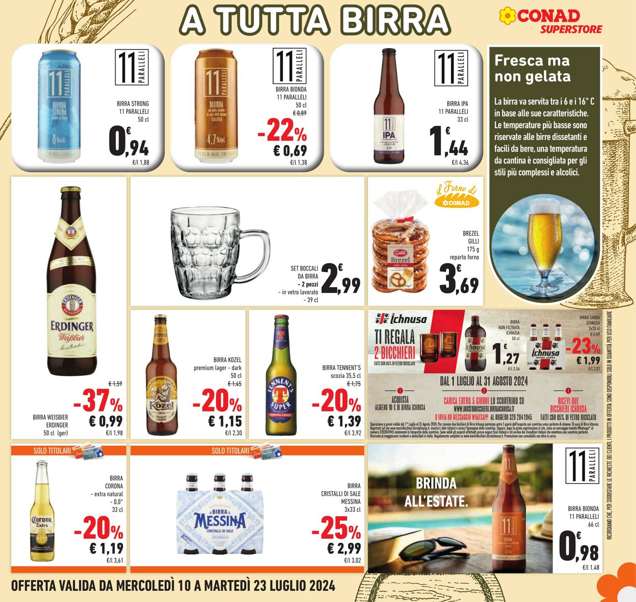 Volantino Conad 10.07.2024 - 23.07.2024