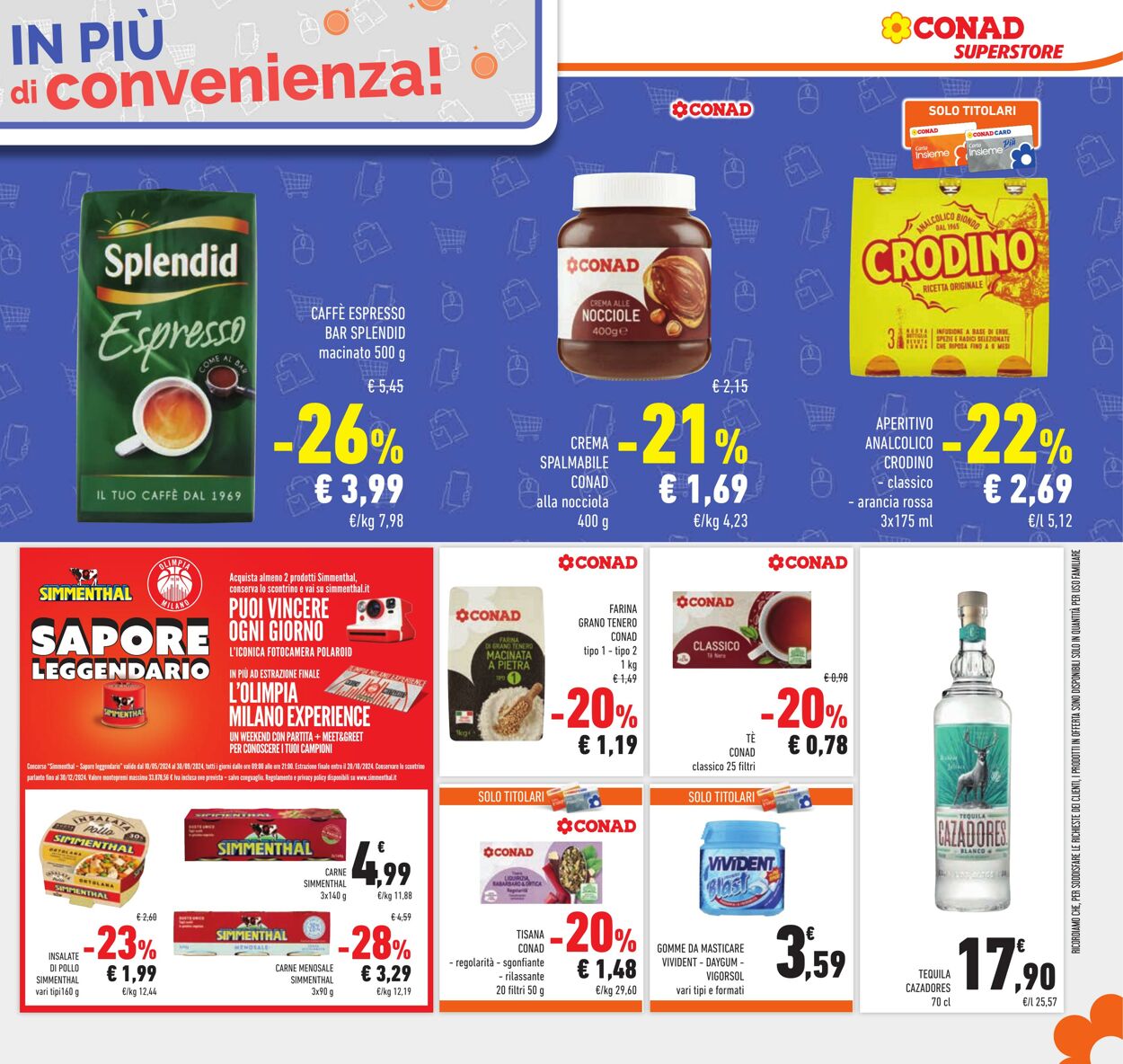 Volantino Conad 10.07.2024 - 23.07.2024