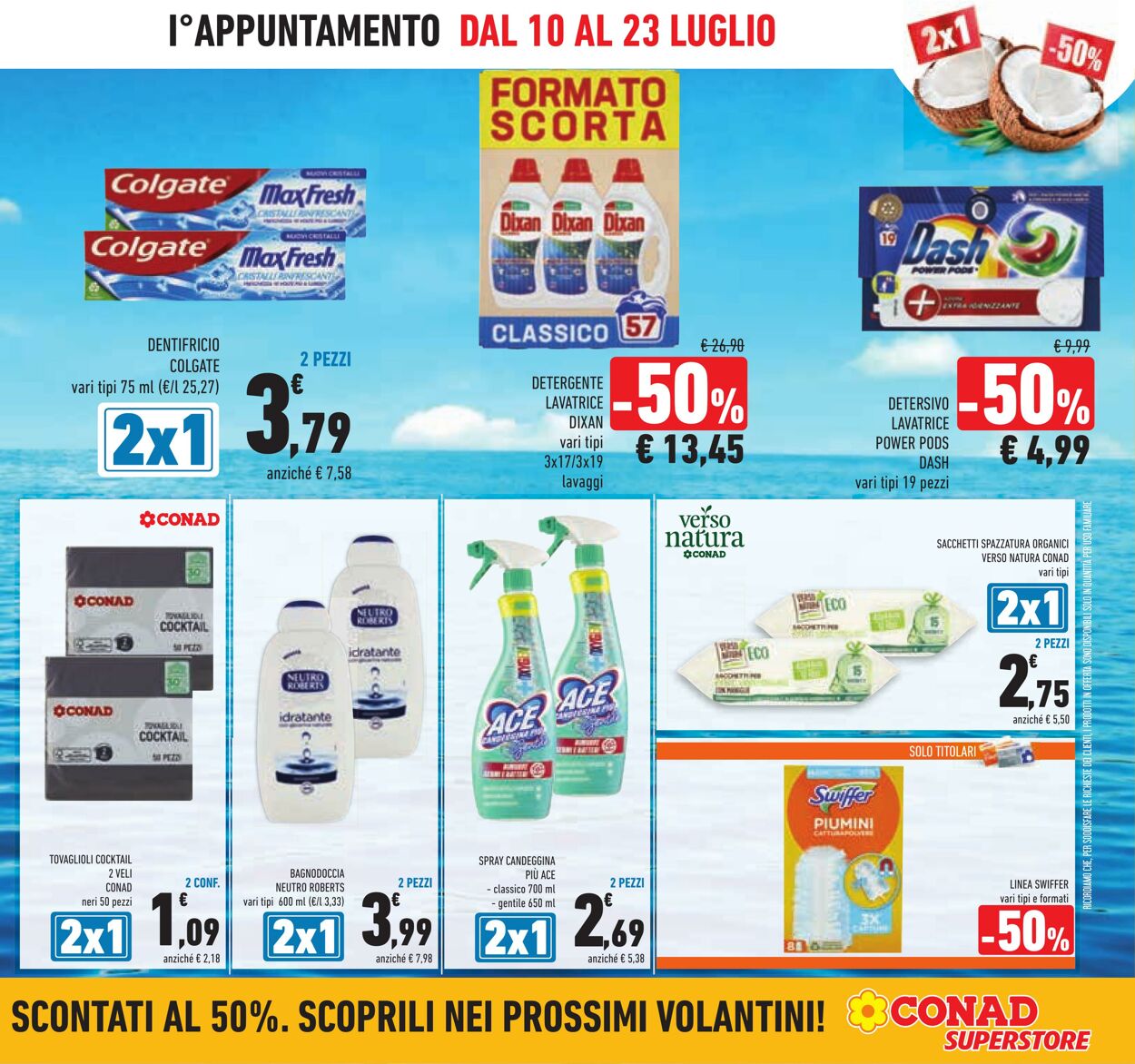 Volantino Conad 10.07.2024 - 23.07.2024